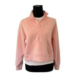 All In Motion Half Zip Pullover Pink XS Target Athleisure Sweatshirt